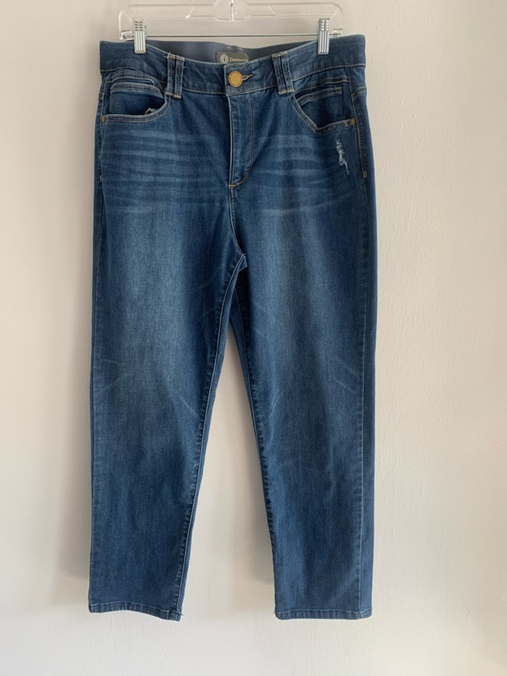 DEMOCRACY Dark Blue High-Rise Skinny Jeans